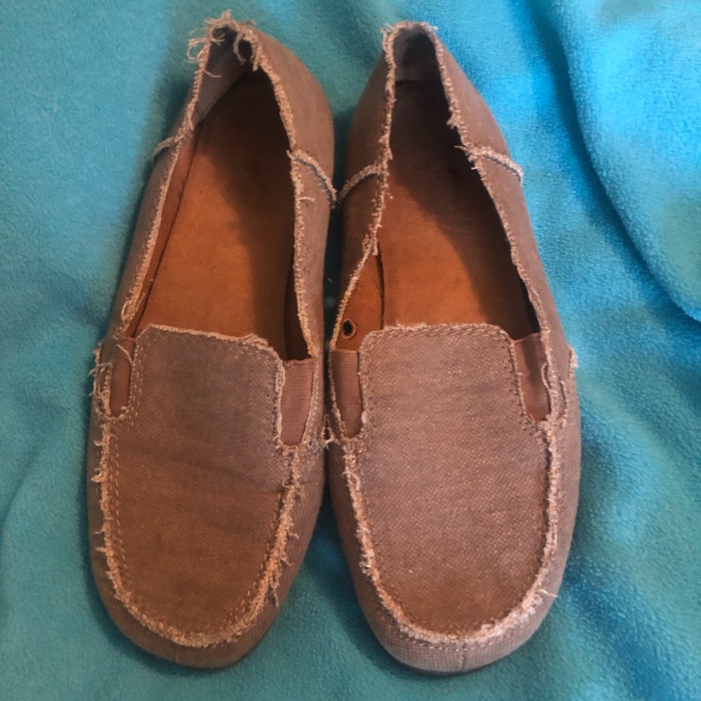 Aerosoles Distressed Canvas Loafers